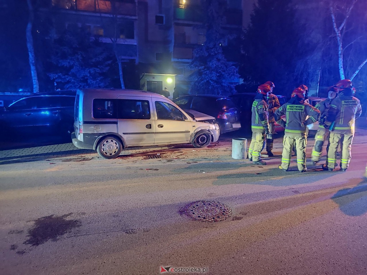 Wypadek na Madalińskiego w Ostrołęce [27.03.2023] - zdjęcie #1 - eOstroleka.pl