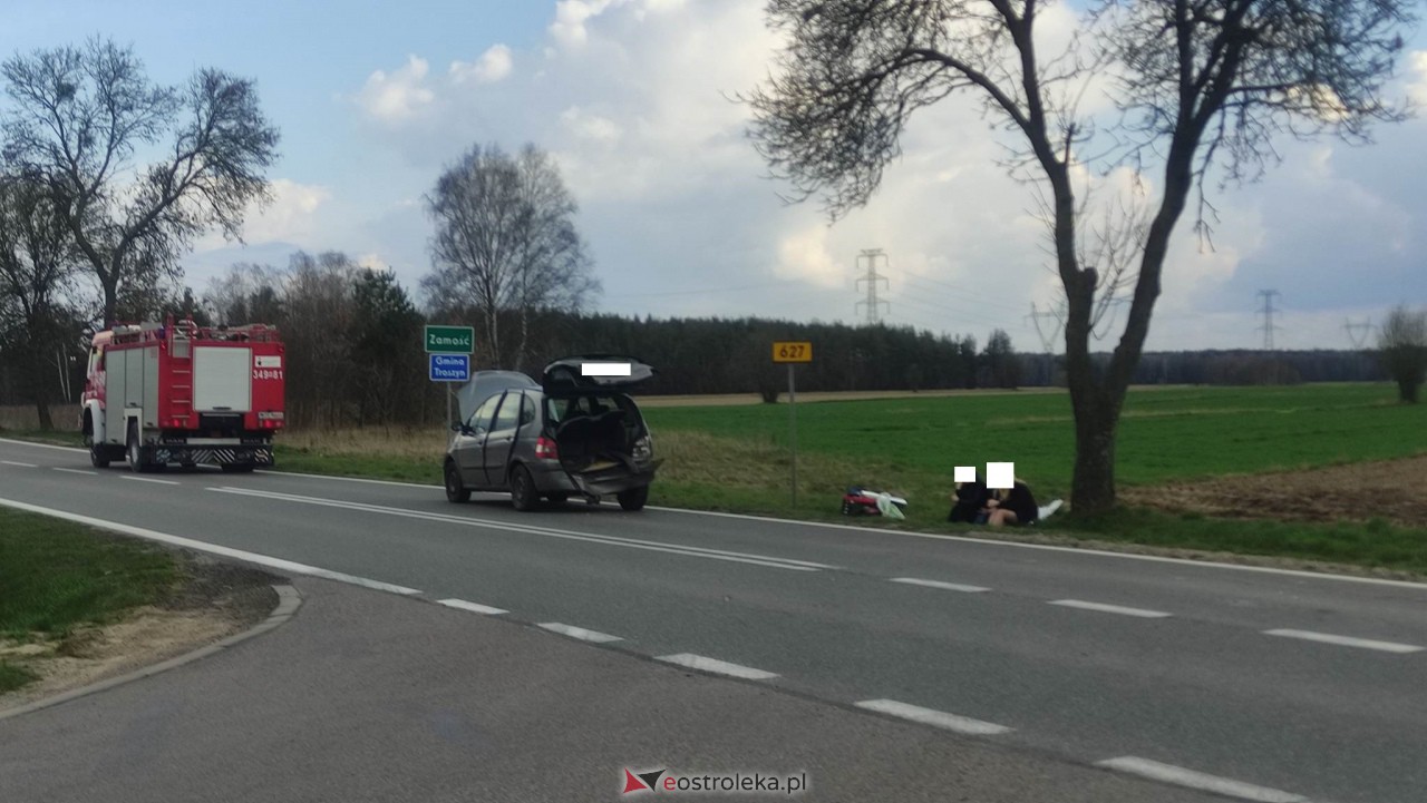 Wypadek w okolicach Drwęczy. Jedną osobę zabrano do szpitala [09.04.2023] - zdjęcie #3 - eOstroleka.pl