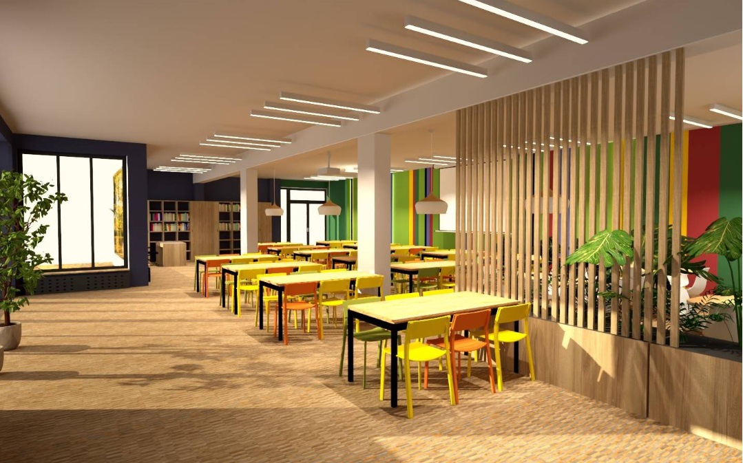 Nowoczesna stołówka i świetlica w Zespole Placówek Oświatowych im. Kardynała Stefana Wyszyńskiego w Kadzidle - zdjęcie #8 - eOstroleka.pl