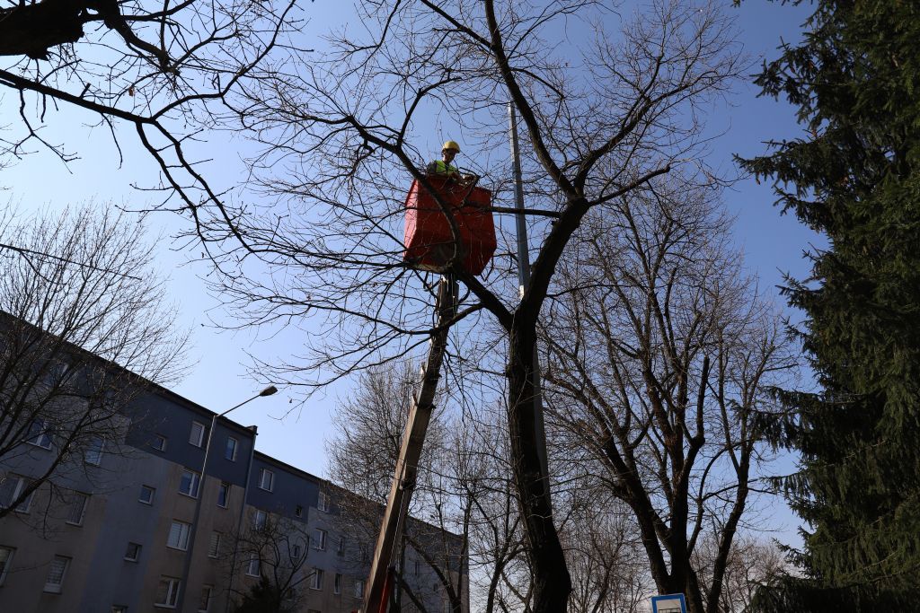 Ostrołęka: Wymieniają uliczne latarnie w centrum miasta [25.04.2023] - zdjęcie #6 - eOstroleka.pl