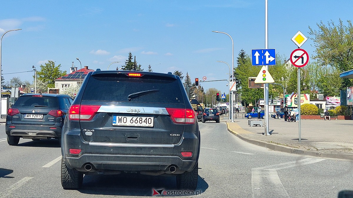Majówka 2023 - korki na ulocach Ostrołęki [29.04.2023] - zdjęcie #10 - eOstroleka.pl