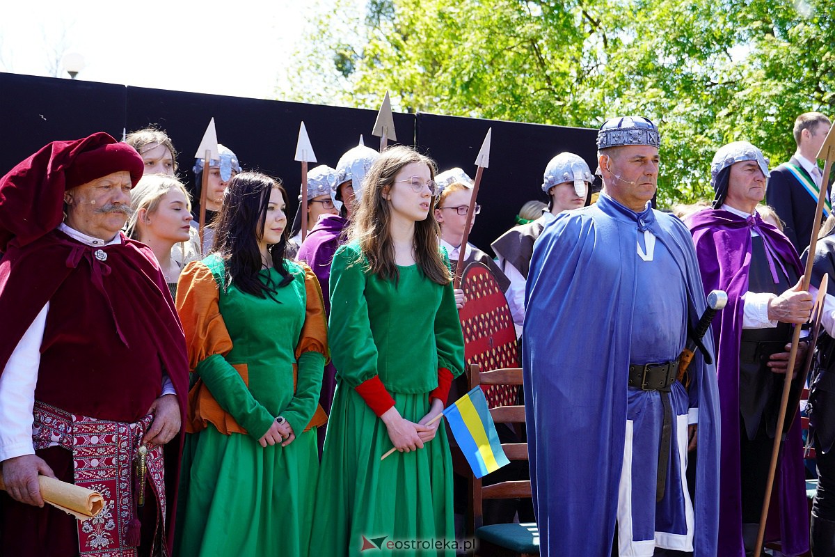 650-lecie Ostrołęki: Inscenizacja nadania praw miejskich w 1373 roku [12.05.2023] - zdjęcie #9 - eOstroleka.pl