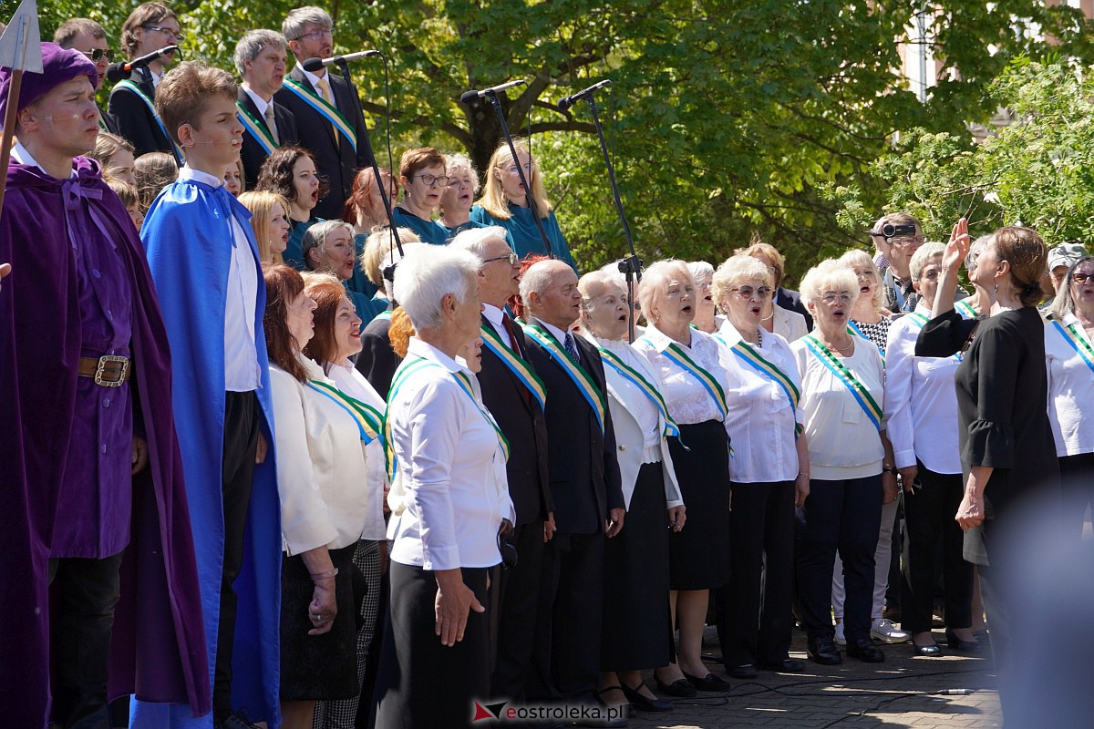 650-lecie Ostrołęki: Inscenizacja nadania praw miejskich w 1373 roku [12.05.2023] - zdjęcie #7 - eOstroleka.pl