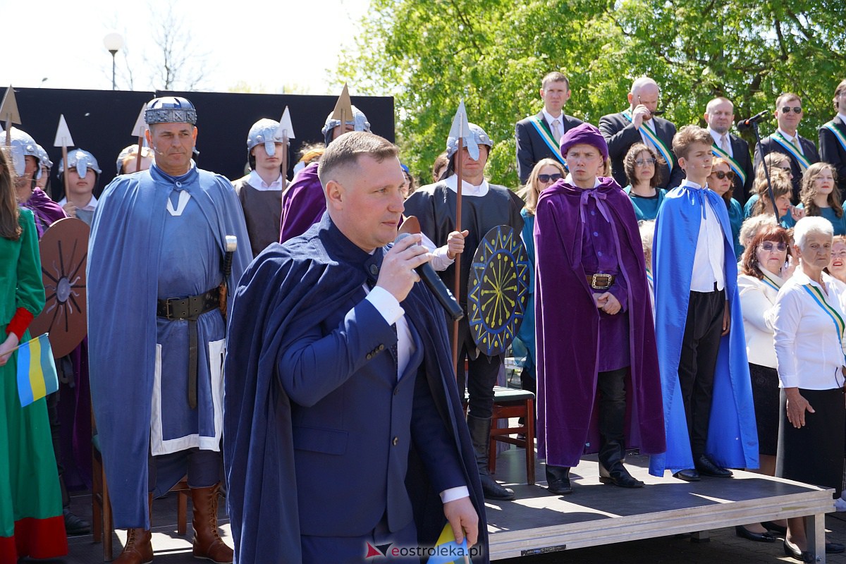 650-lecie Ostrołęki: Inscenizacja nadania praw miejskich w 1373 roku [12.05.2023] - zdjęcie #1 - eOstroleka.pl