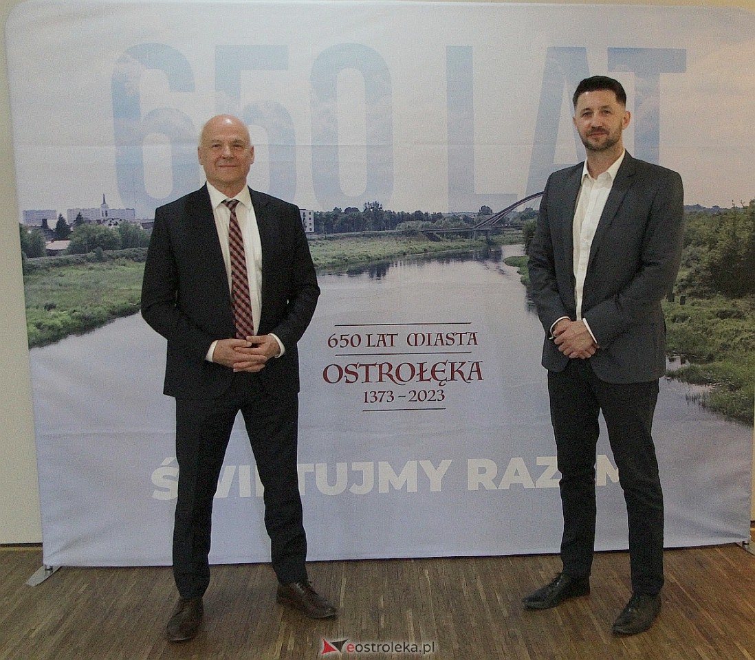 Uroczysty bankiet z okazji 650-lecia Ostrołęki. Wśród gości delegacje z Niemczech, Litwy i Ukrainy [12.05.2023] - zdjęcie #6 - eOstroleka.pl