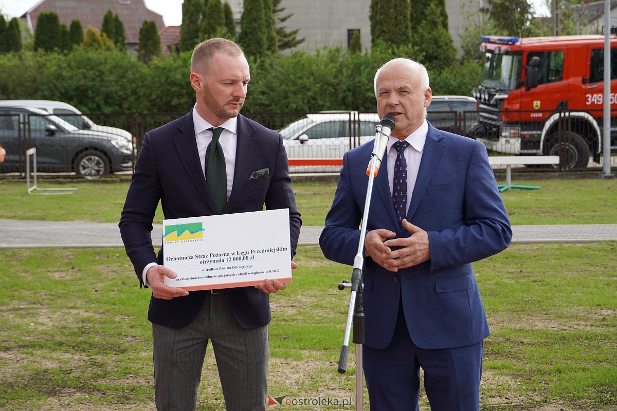 Dzień Strażaka w gminie Lelis. OSP Łęg Przedmiejski Krajowym Systemie Ratowniczo-Gaśniczym [13.05.2023] - zdjęcie #35 - eOstroleka.pl