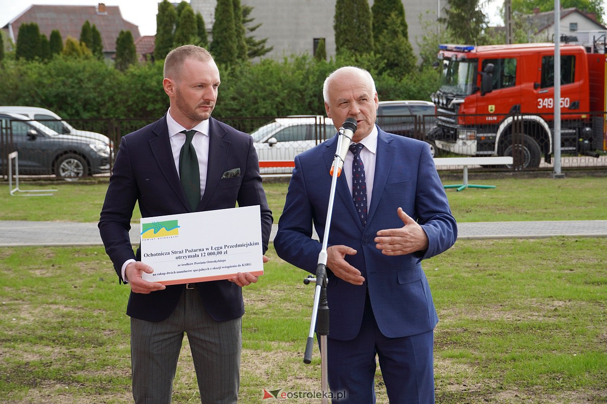Dzień Strażaka w gminie Lelis. OSP Łęg Przedmiejski Krajowym Systemie Ratowniczo-Gaśniczym [13.05.2023] - zdjęcie #34 - eOstroleka.pl