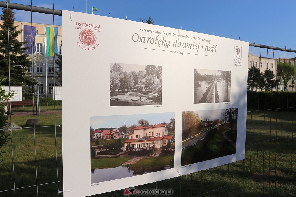 Wystawa Ostrołęka dawniej i dziś na Placu Bema [13.05.2023] - zdjęcie #3 - eOstroleka.pl