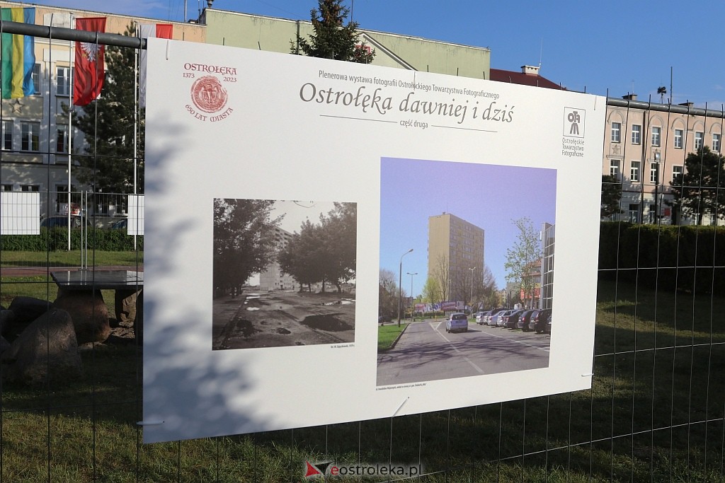 Wystawa Ostrołęka dawniej i dziś na Placu Bema [13.05.2023] - zdjęcie #2 - eOstroleka.pl