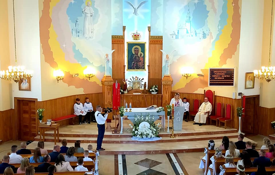 Pierwsza Komunia Święta w Obierwi - fot. RN [13.05.2023] - zdjęcie #14 - eOstroleka.pl