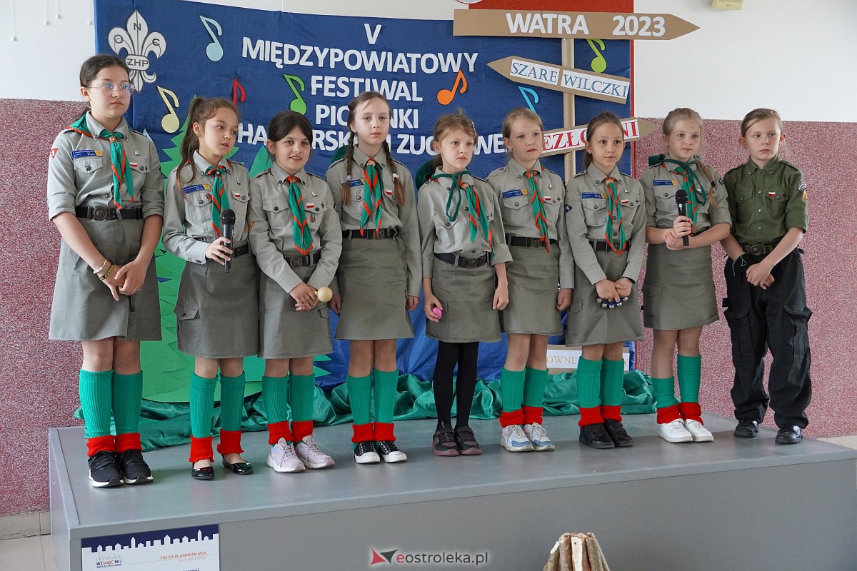 V Międzypowiatowy Festiwal Piosenki Zuchowej i Harcerskiej [20.05.2023] - zdjęcie #64 - eOstroleka.pl