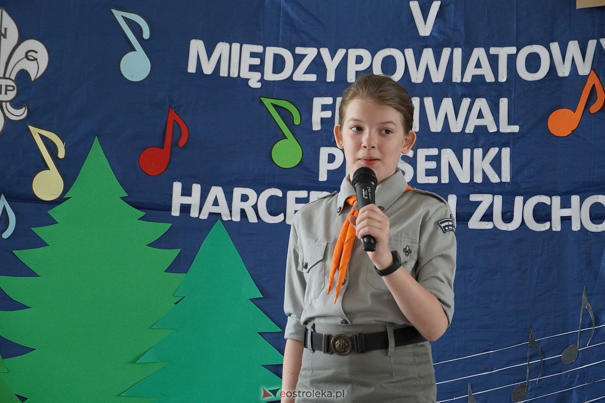 V Międzypowiatowy Festiwal Piosenki Zuchowej i Harcerskiej [20.05.2023] - zdjęcie #45 - eOstroleka.pl