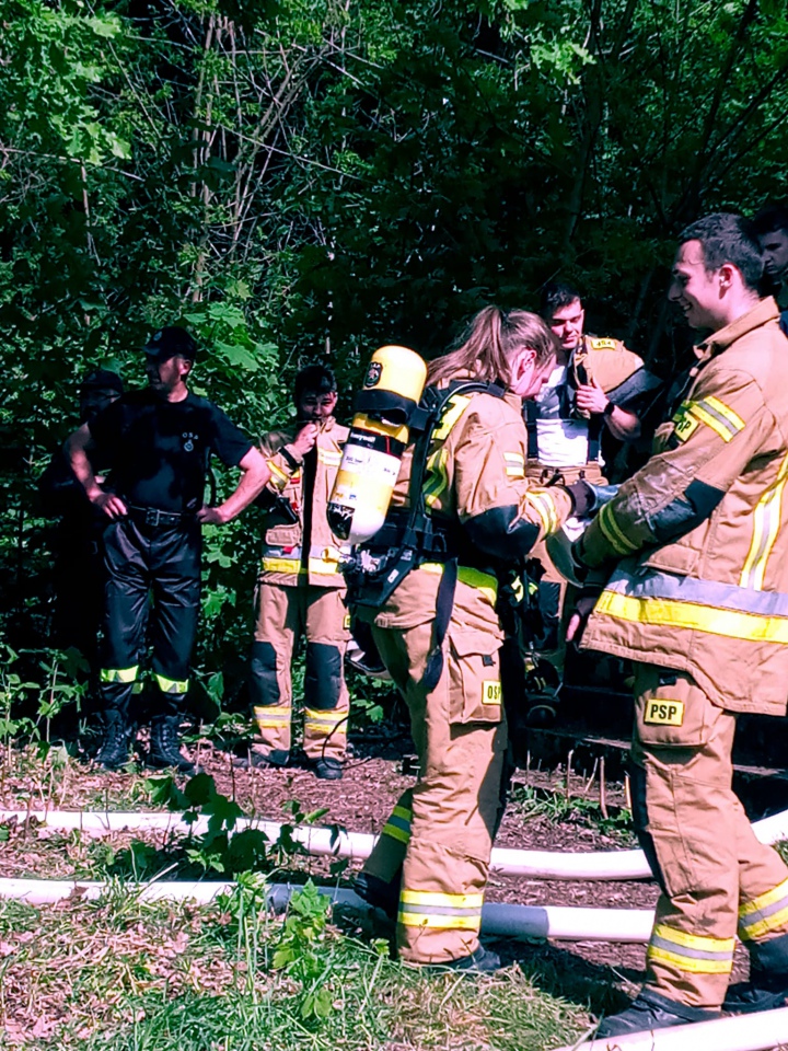 Wspólne ćwiczenia jednostek Ochotniczych Straży Pożarnych z gminy Goworowo - zdjęcie #5 - eOstroleka.pl