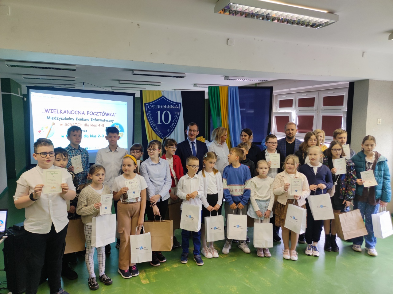 Podsumowanie międzyszkolnego konkursu informatycznego KARTKA WIELKANOCNA w SP 10 - zdjęcie #14 - eOstroleka.pl