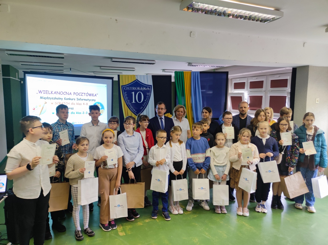 Podsumowanie międzyszkolnego konkursu informatycznego KARTKA WIELKANOCNA w SP 10 - zdjęcie #13 - eOstroleka.pl