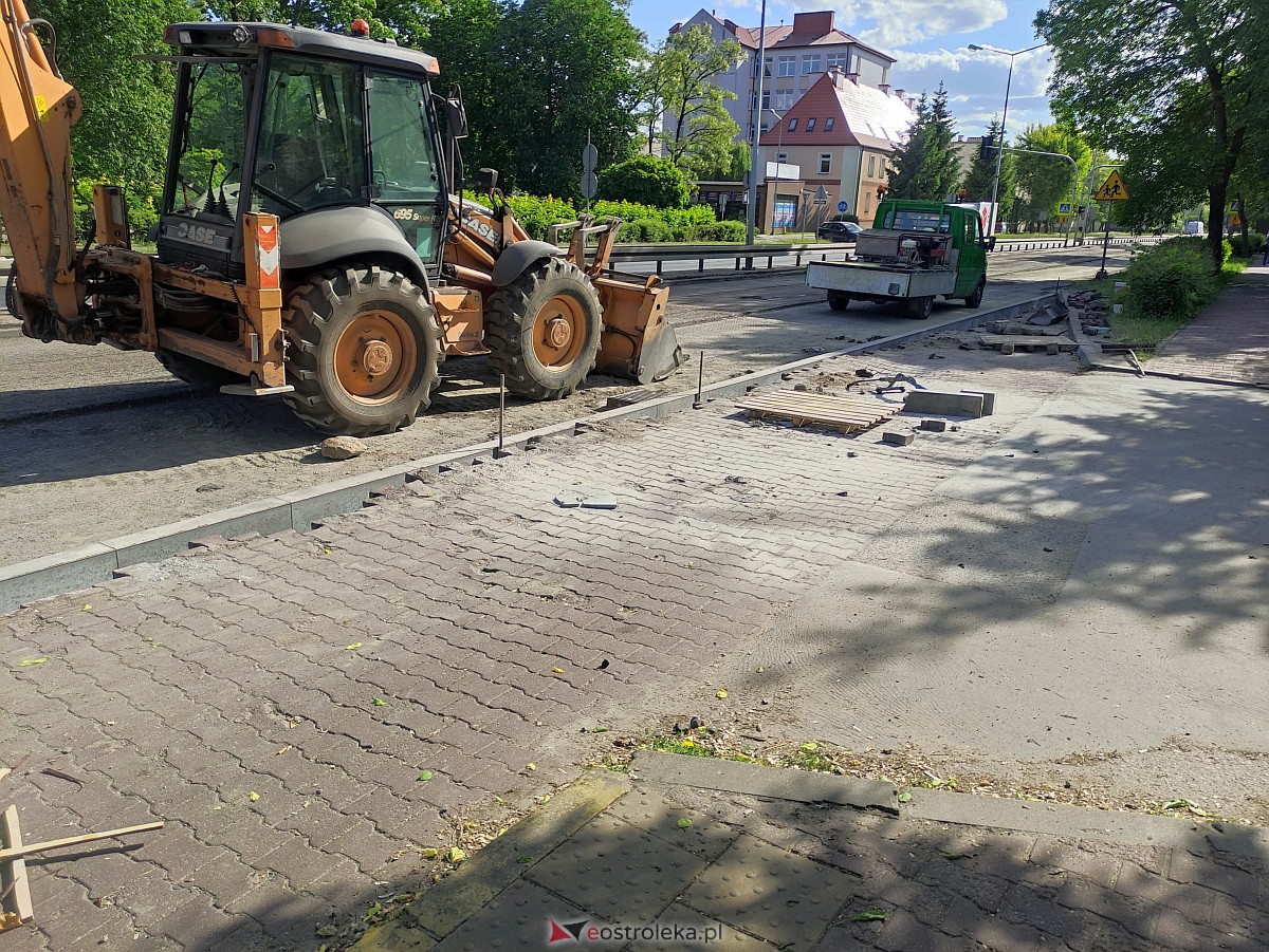 Remont ulicy Traugutta w Ostrołęce [02.06.2023] - zdjęcie #15 - eOstroleka.pl