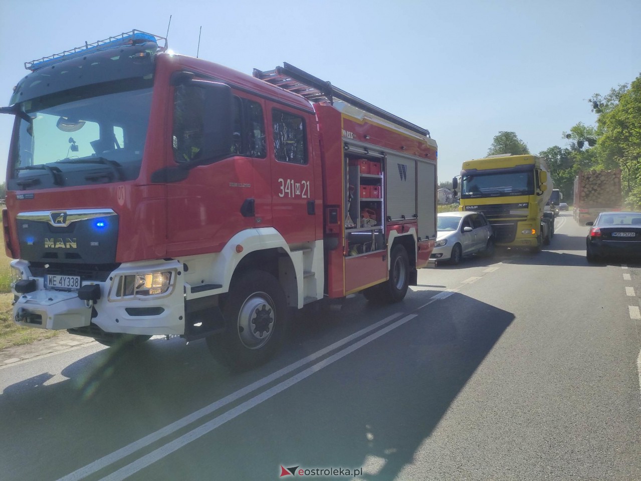 Wypadek w Antoniach [05.06.2023] - zdjęcie #1 - eOstroleka.pl