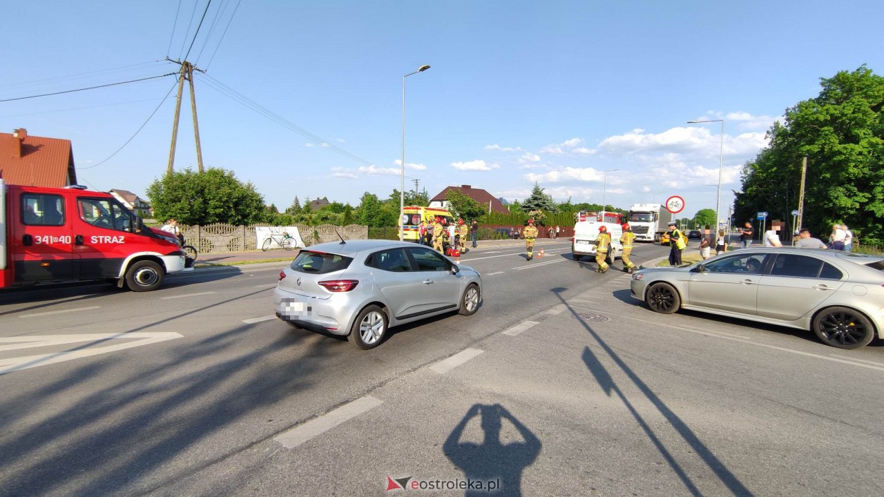 Wypadek na Słowackiego. Ucierpiał motocyklista [07.06.2023] - zdjęcie #3 - eOstroleka.pl