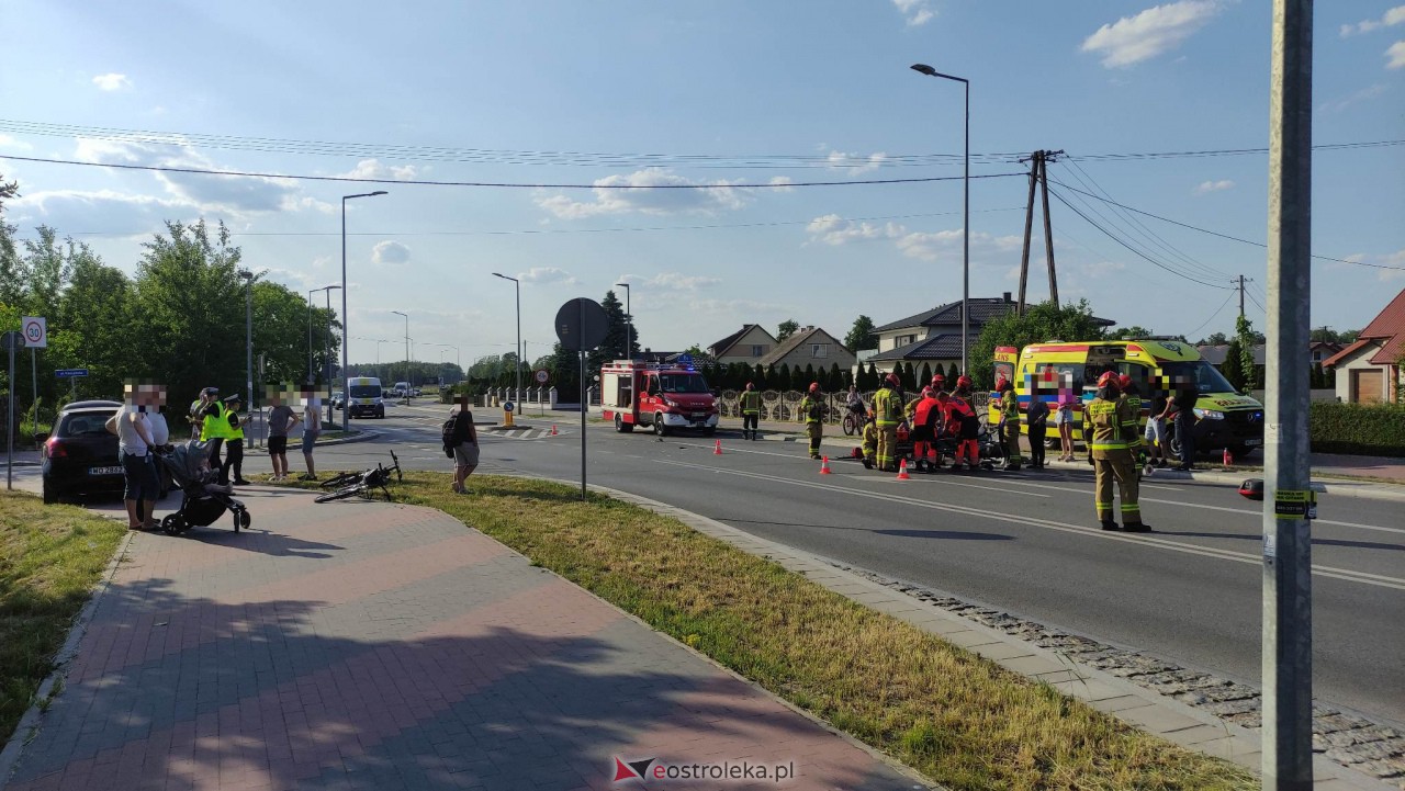 Wypadek na Słowackiego. Ucierpiał motocyklista [07.06.2023] - zdjęcie #10 - eOstroleka.pl