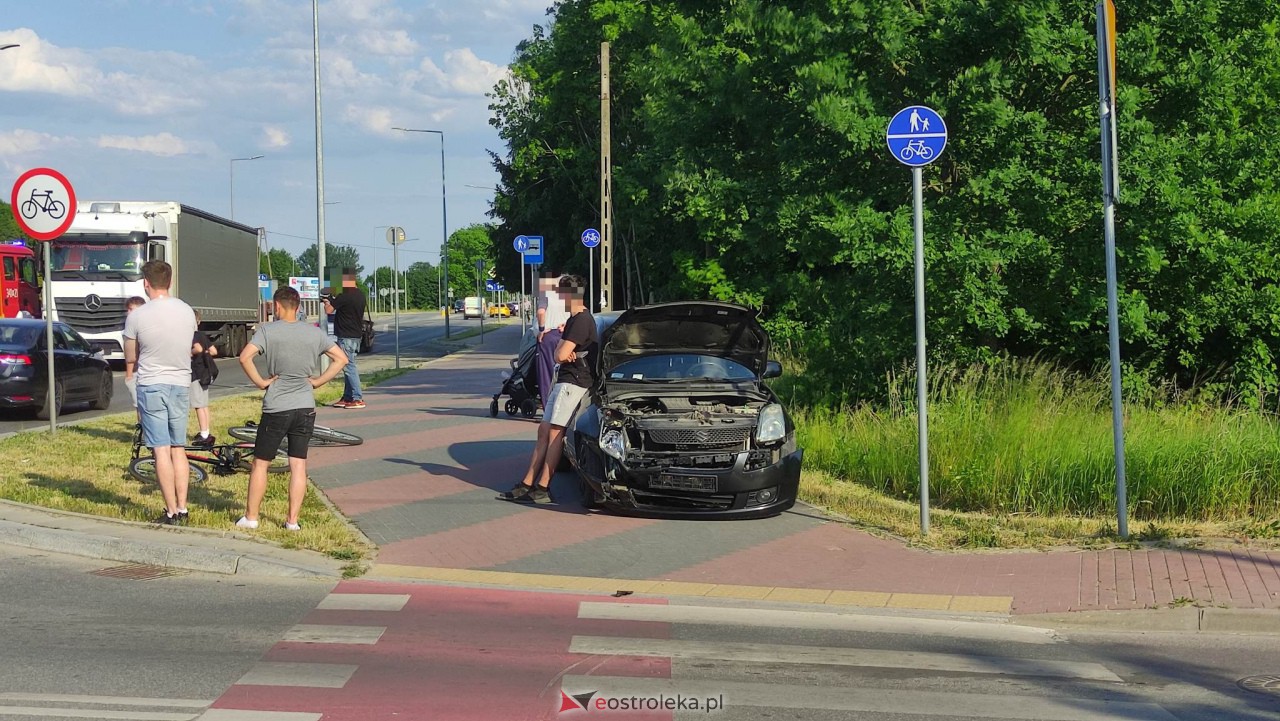 Wypadek na Słowackiego. Ucierpiał motocyklista [07.06.2023] - zdjęcie #11 - eOstroleka.pl
