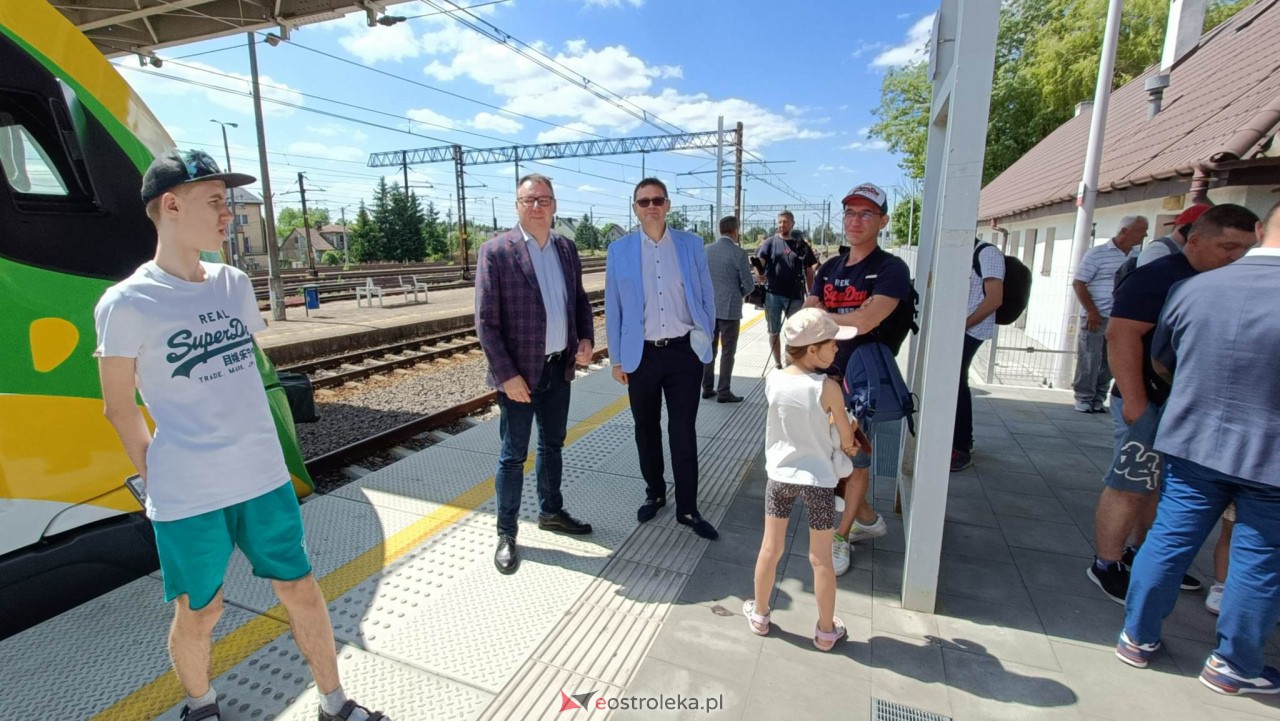 Powrót pociągów na linię kolejową nr 35 Ostrołęka-Chorzele [11.06.2023] - zdjęcie #88 - eOstroleka.pl