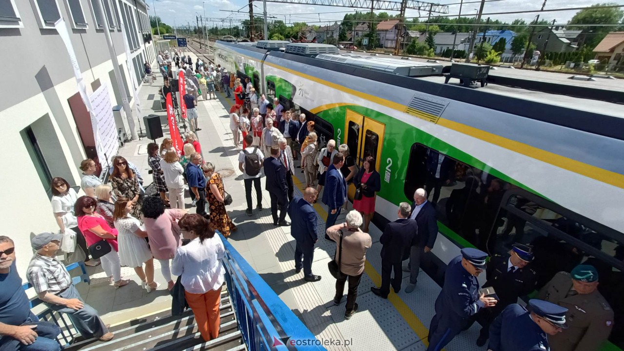 Powrót pociągów na linię kolejową nr 35 Ostrołęka-Chorzele [11.06.2023] - zdjęcie #68 - eOstroleka.pl