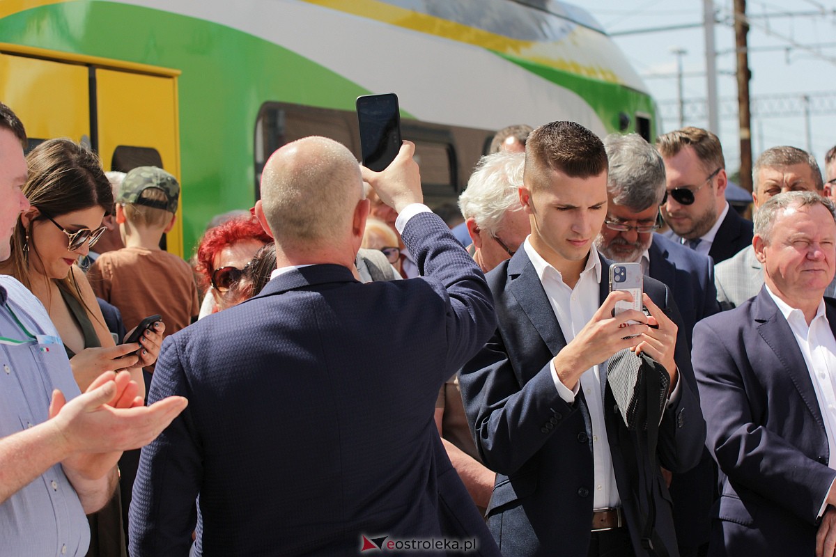 Powrót pociągów na linię kolejową nr 35 Ostrołęka-Chorzele [11.06.2023] - zdjęcie #46 - eOstroleka.pl