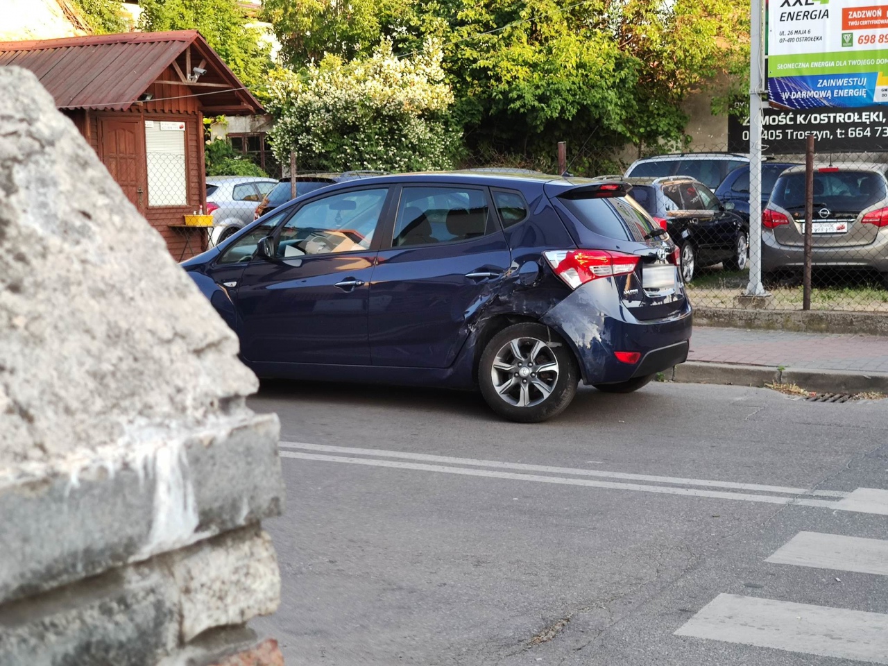 Kraksa na Bogusławskiego w Ostrołęce [12.06.2023] - zdjęcie #4 - eOstroleka.pl