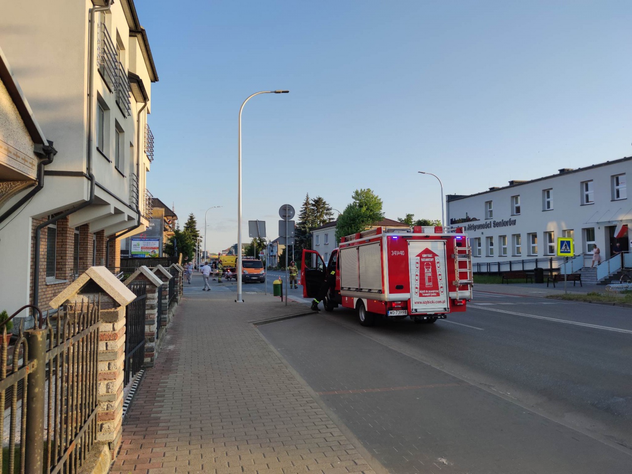 Kraksa na Bogusławskiego w Ostrołęce [12.06.2023] - zdjęcie #1 - eOstroleka.pl