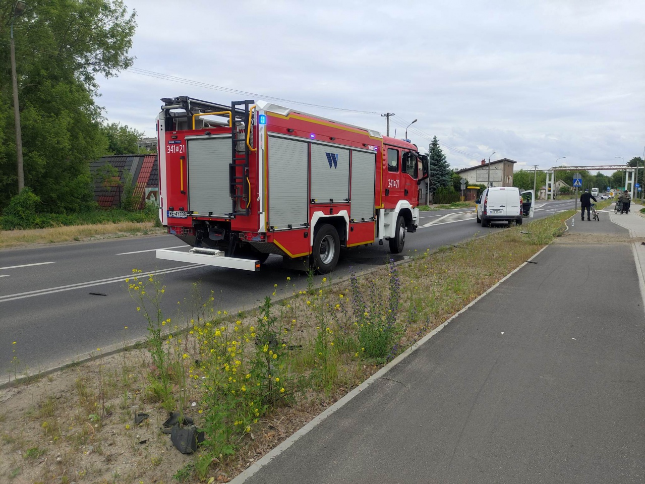 Poważny wypadek na Alei Wojska Polskiego [13.06.2023] - zdjęcie #15 - eOstroleka.pl