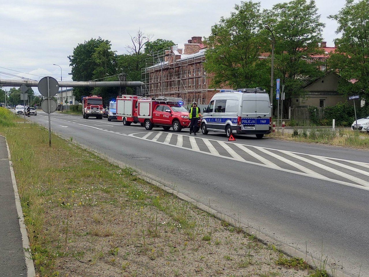 Poważny wypadek na Alei Wojska Polskiego [13.06.2023] - zdjęcie #5 - eOstroleka.pl
