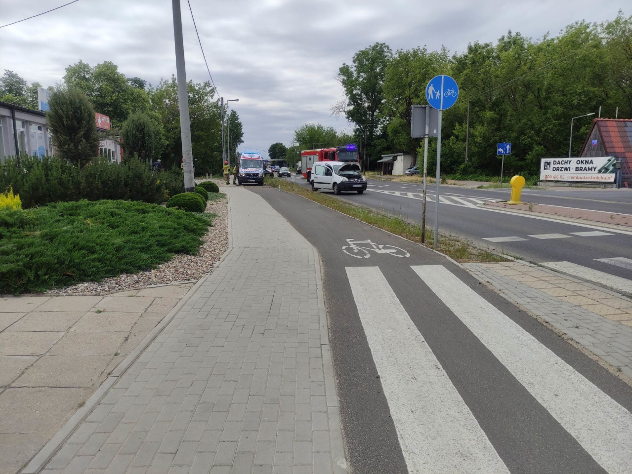 Poważny wypadek na Alei Wojska Polskiego [13.06.2023] - zdjęcie #4 - eOstroleka.pl