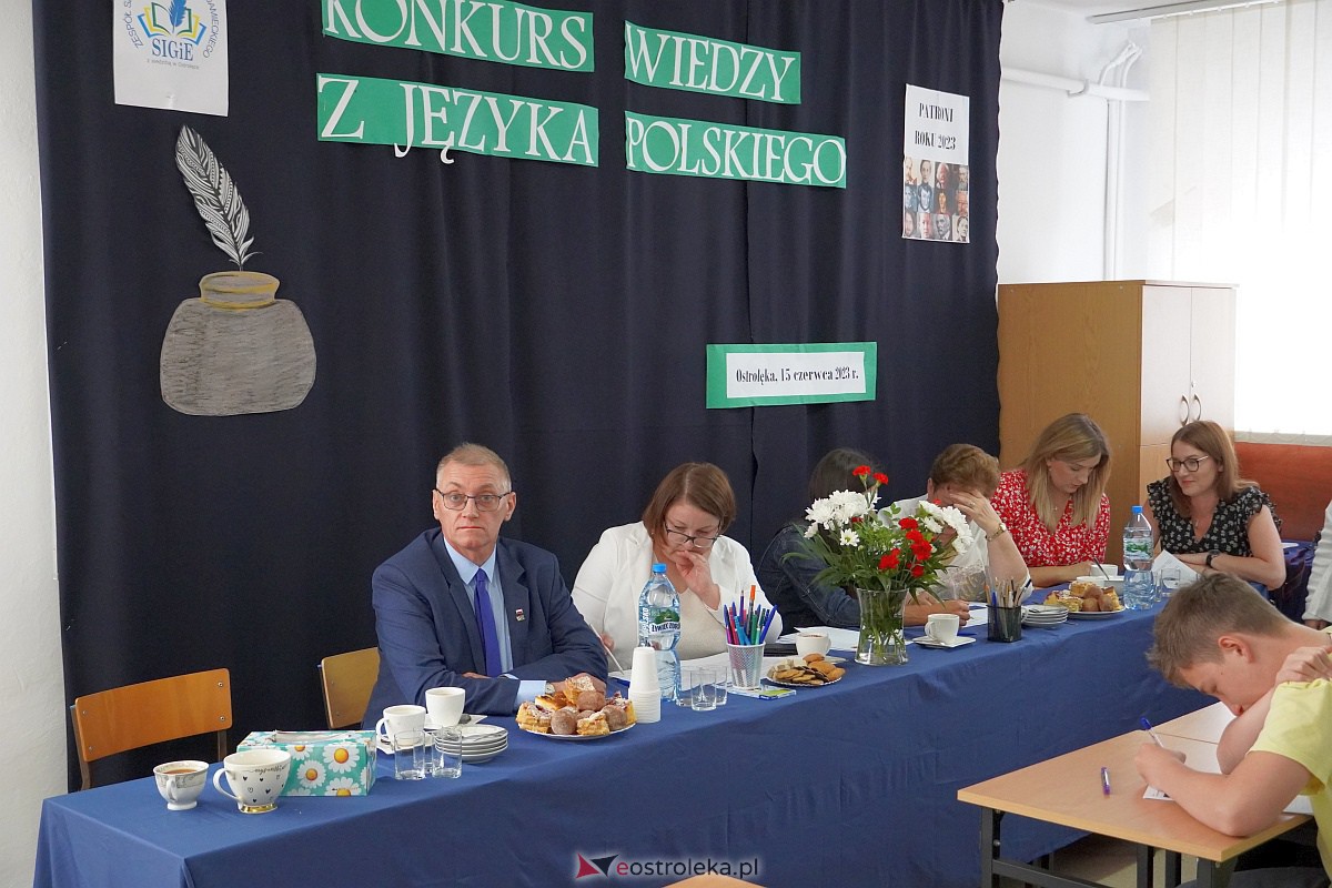 Konkurs Wiedzy z Języka Polskiego w Zespole Szkół SIGiE im. Karola Adamieckiego w Ostrołęce [15.06.2023] - zdjęcie #14 - eOstroleka.pl