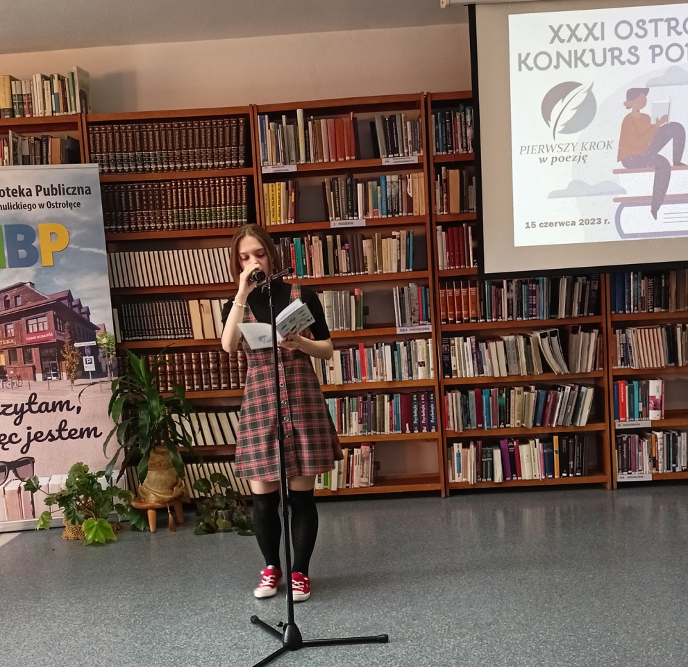 31. Ostrołęcki Konkurs Poetycki „Pierwszy krok w poezję” [15.06.2023] - zdjęcie #17 - eOstroleka.pl