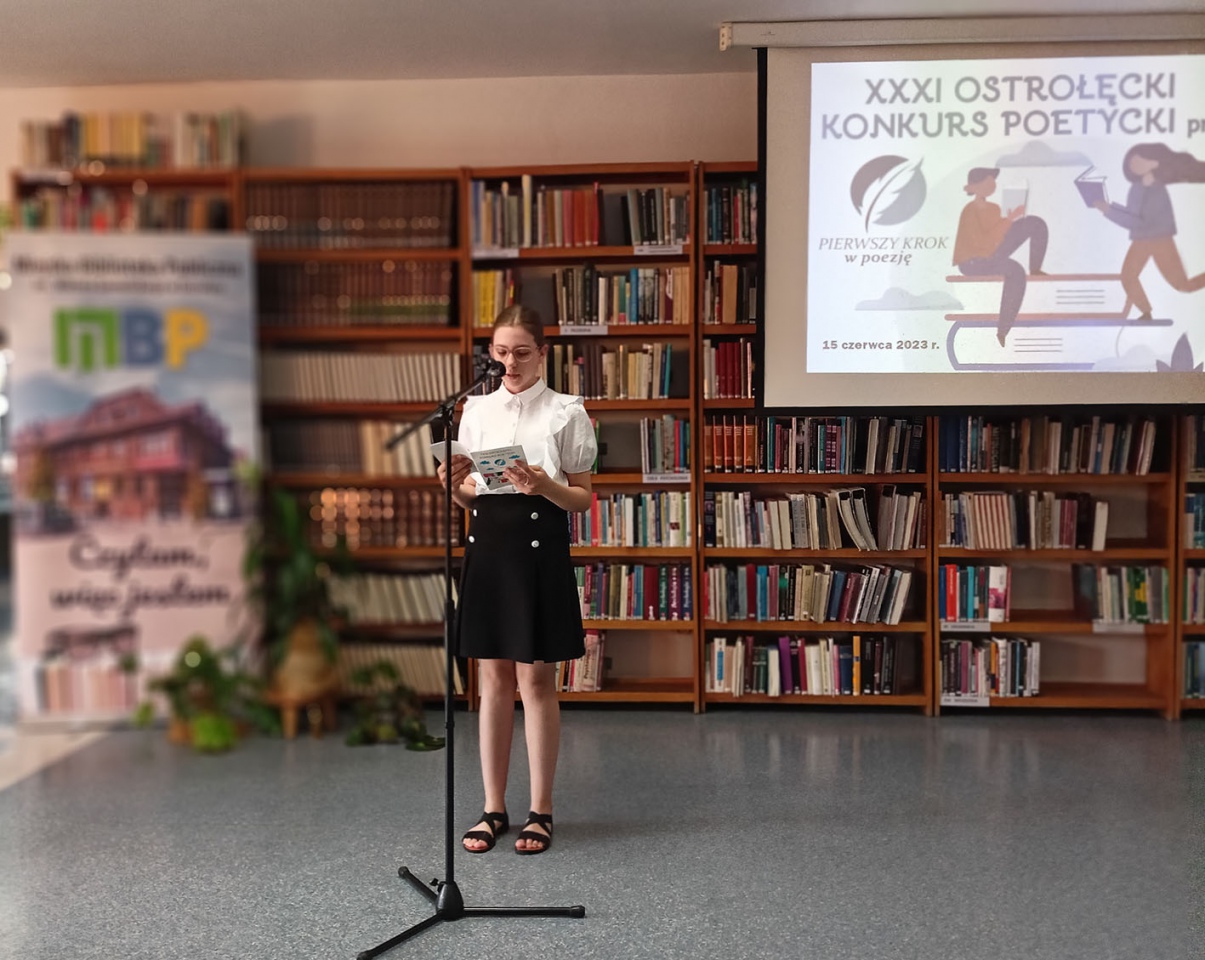 31. Ostrołęcki Konkurs Poetycki „Pierwszy krok w poezję” [15.06.2023] - zdjęcie #11 - eOstroleka.pl