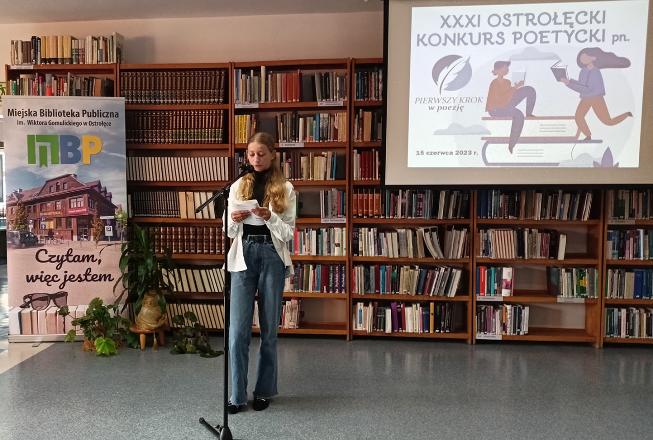 31. Ostrołęcki Konkurs Poetycki „Pierwszy krok w poezję” [15.06.2023] - zdjęcie #10 - eOstroleka.pl