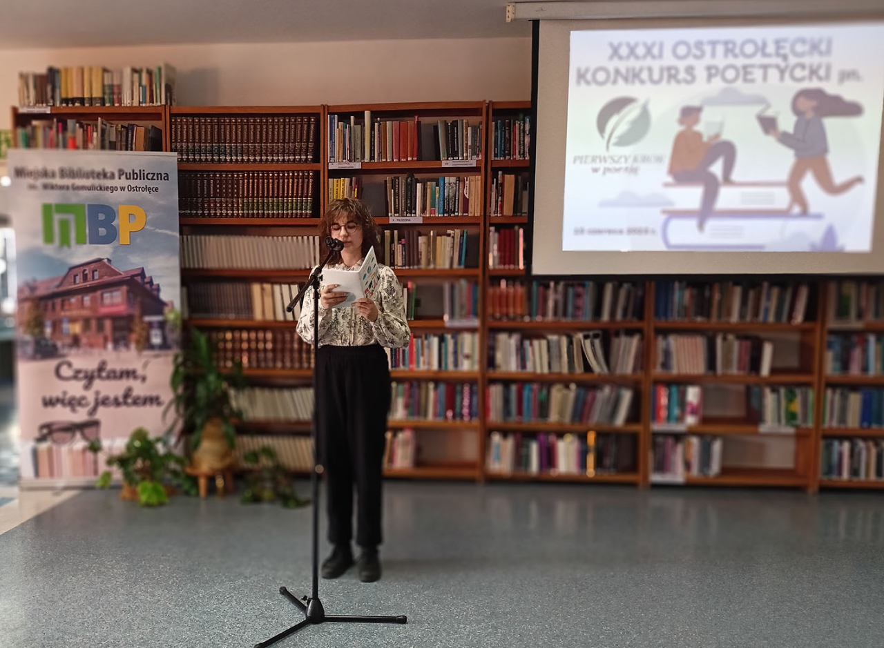 31. Ostrołęcki Konkurs Poetycki „Pierwszy krok w poezję” [15.06.2023] - zdjęcie #8 - eOstroleka.pl