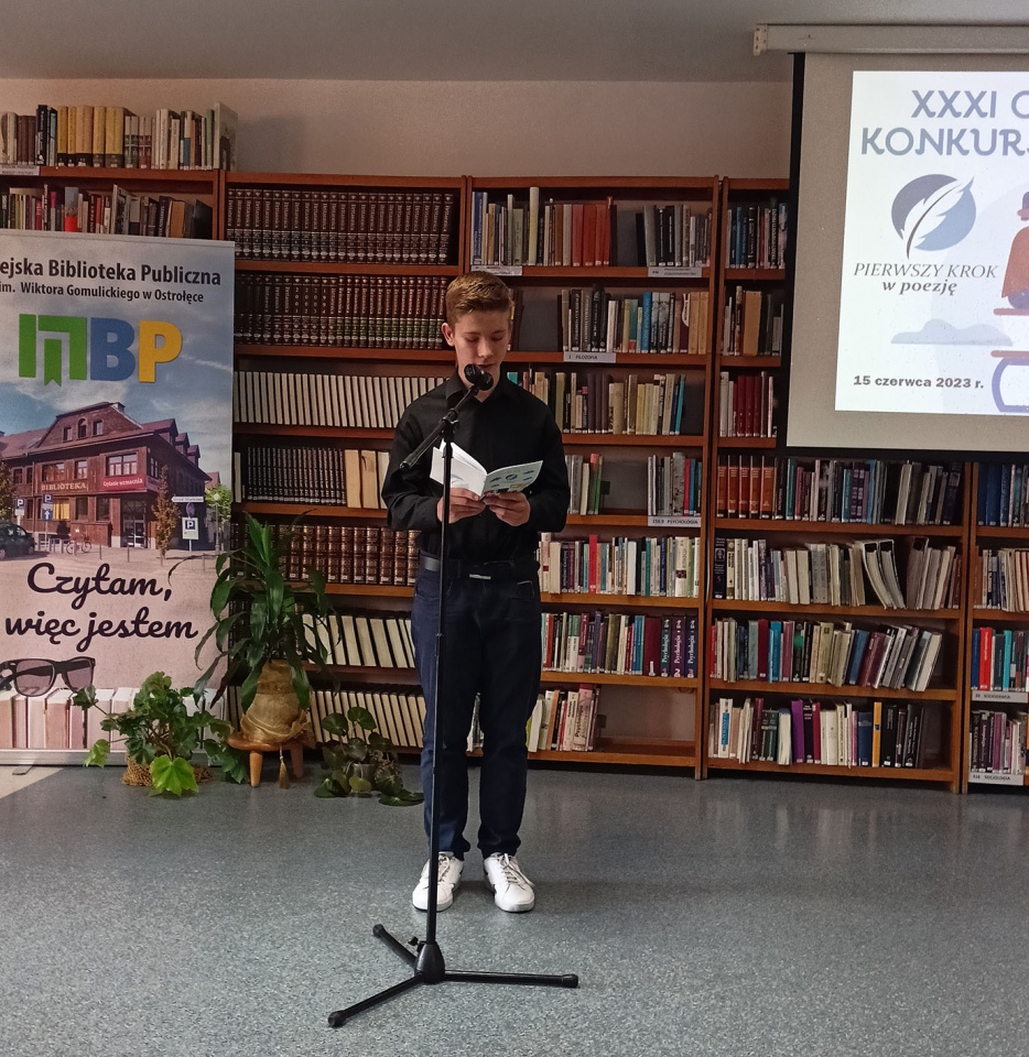 31. Ostrołęcki Konkurs Poetycki „Pierwszy krok w poezję” [15.06.2023] - zdjęcie #7 - eOstroleka.pl