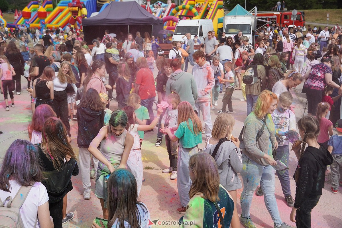 Holi Święto Kolorów na plaży miejskiej w Ostrołęce [17.06.2023] - zdjęcie #2 - eOstroleka.pl