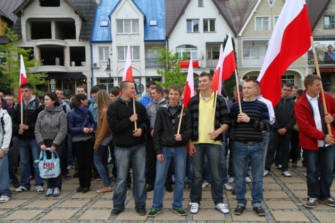 Marsz ku czci Rotmistrza Pileckiego 13-05-2011 - zdjęcie #25 - eOstroleka.pl