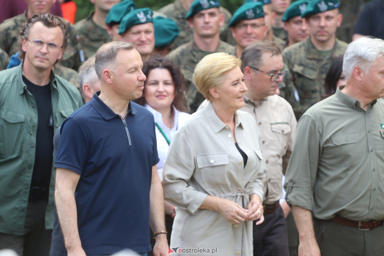 Andrzej Duda w gminie Goworowo [20.06.2023] - zdjęcie #32 - eOstroleka.pl