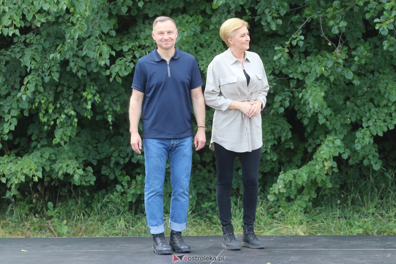 Andrzej Duda w gminie Goworowo [20.06.2023] - zdjęcie #30 - eOstroleka.pl