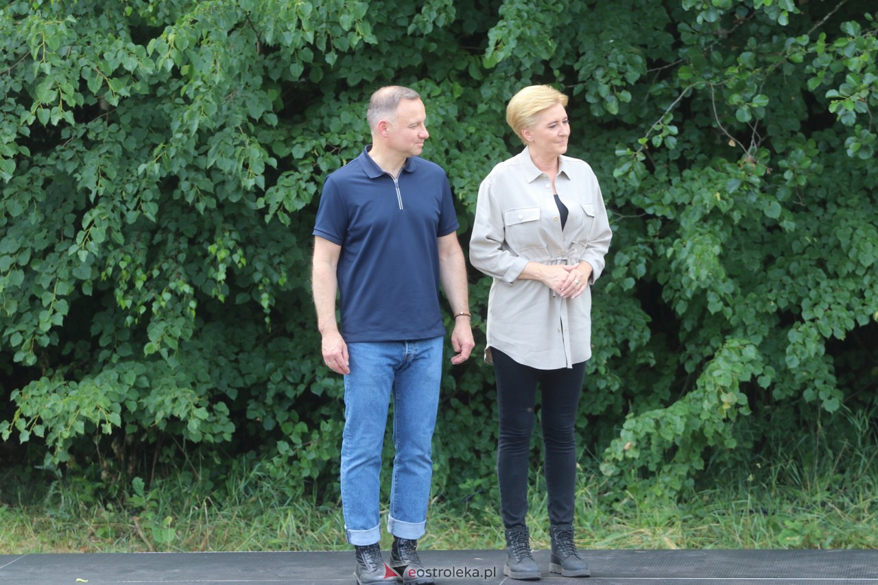 Andrzej Duda w gminie Goworowo [20.06.2023] - zdjęcie #29 - eOstroleka.pl