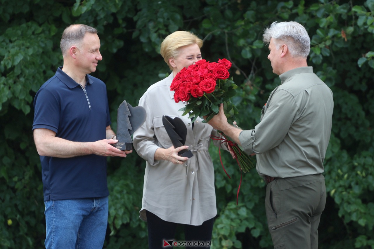 Andrzej Duda w gminie Goworowo [20.06.2023] - zdjęcie #20 - eOstroleka.pl