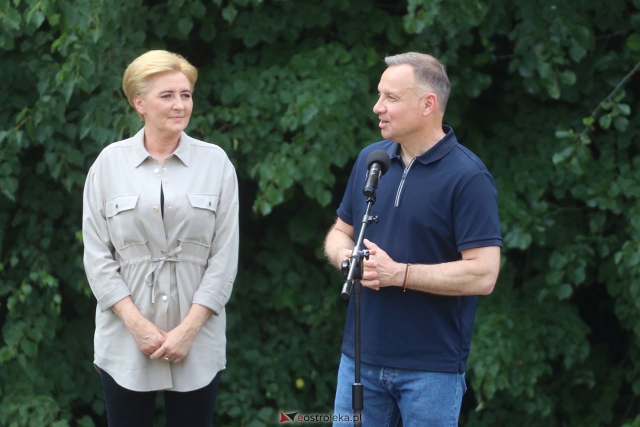 Andrzej Duda w gminie Goworowo [20.06.2023] - zdjęcie #13 - eOstroleka.pl