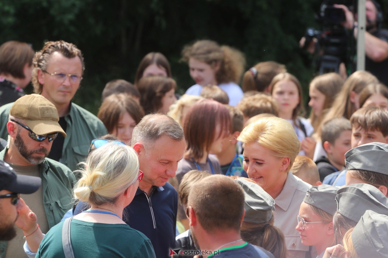 Andrzej Duda w gminie Goworowo [20.06.2023] - zdjęcie #7 - eOstroleka.pl