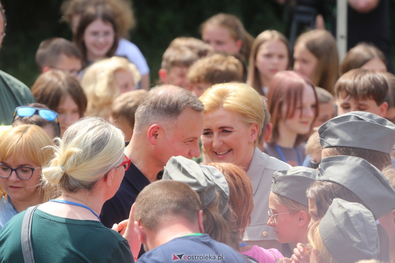 Andrzej Duda w gminie Goworowo [20.06.2023] - zdjęcie #6 - eOstroleka.pl