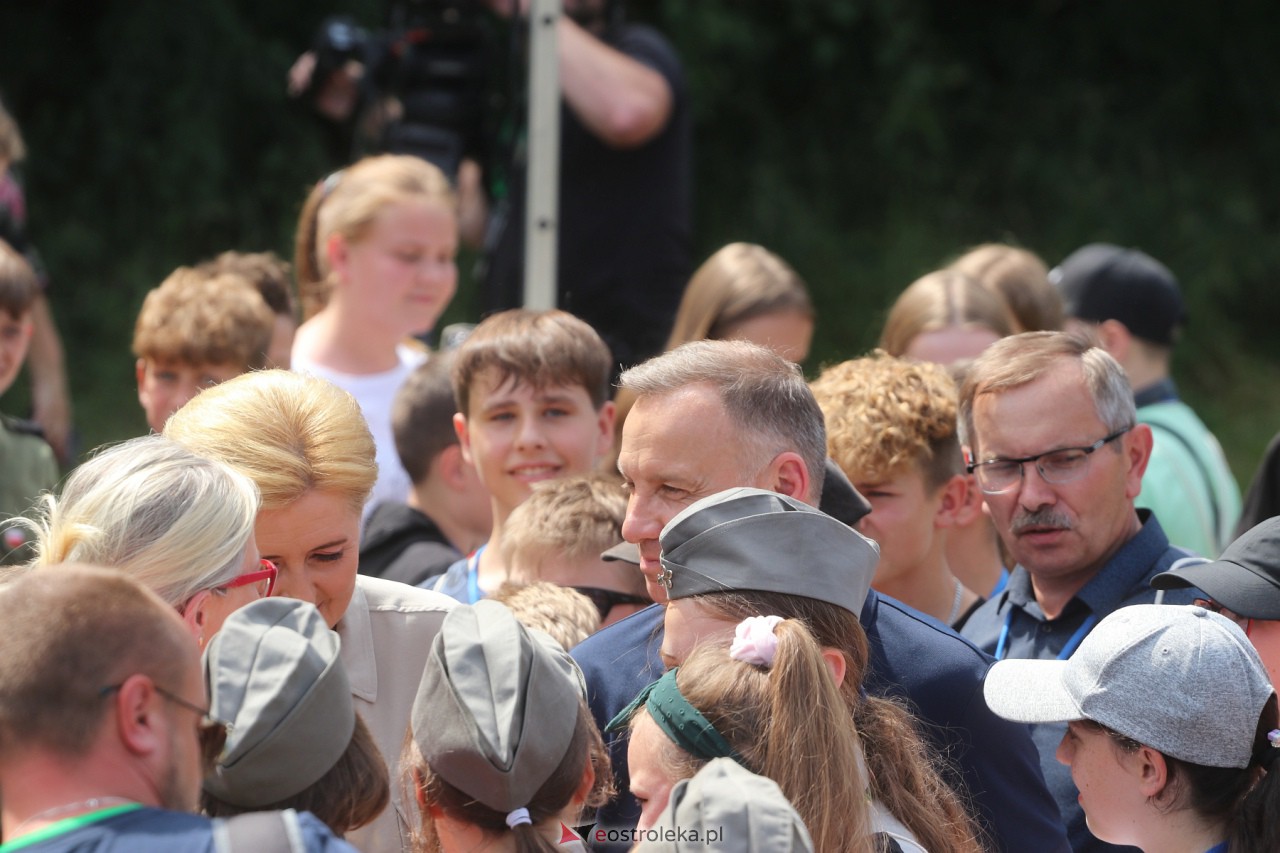 Andrzej Duda w gminie Goworowo [20.06.2023] - zdjęcie #5 - eOstroleka.pl