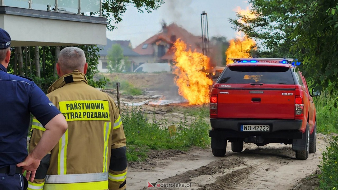 Pożar przy Cieplińskiego [21.06.2023] - zdjęcie #11 - eOstroleka.pl
