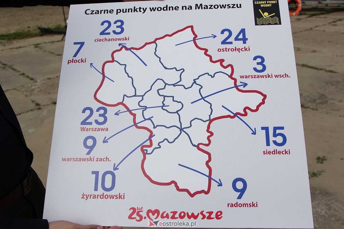 Są nowe Czarne Punkty Wodne na Mazowszu. Ku przestrodze i w trosce o bezpieczeństwo mieszkańców! [22.06.2023] - zdjęcie #47 - eOstroleka.pl